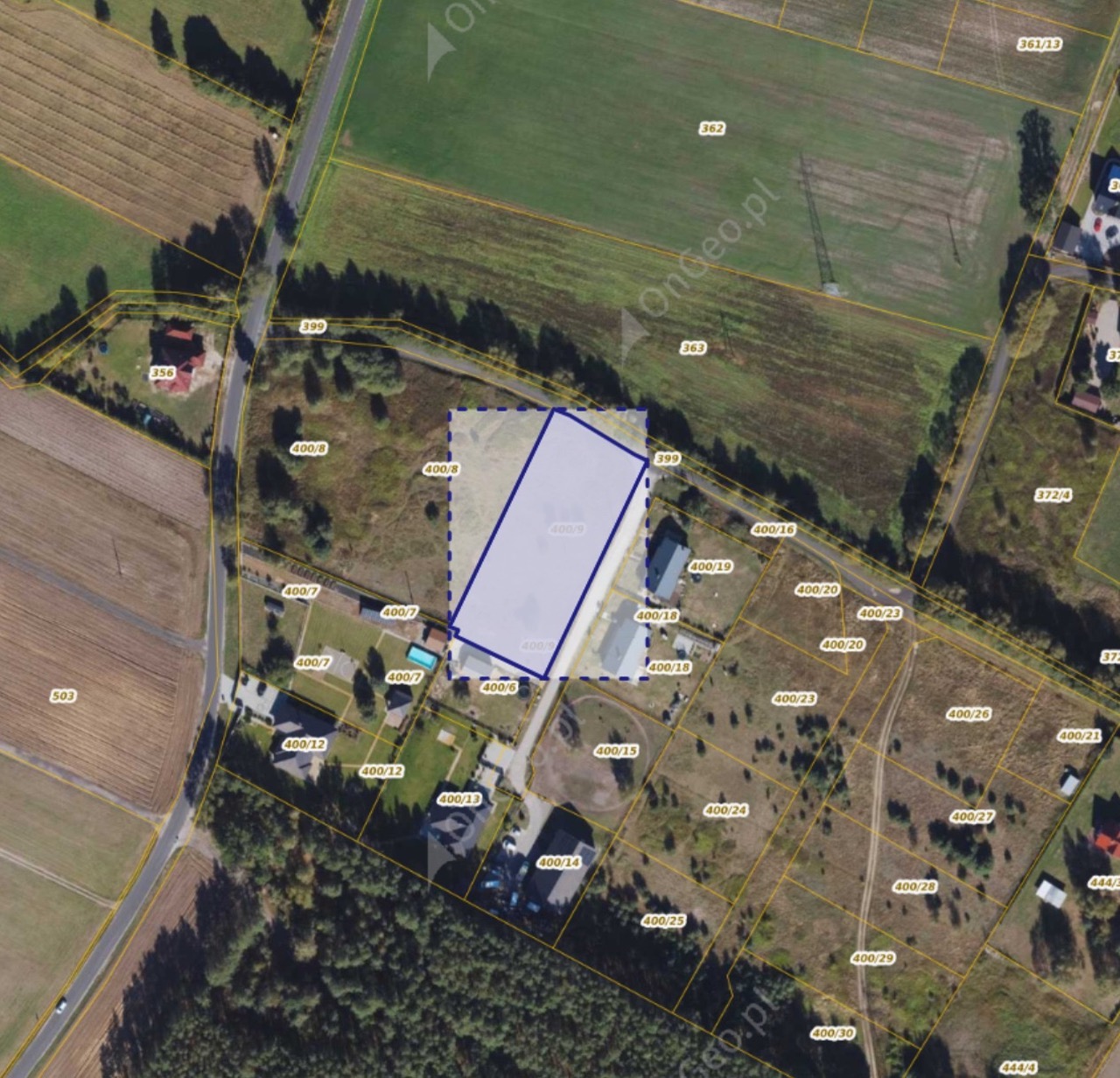 Zamek Bierzgłowski Działka Na sprzedaż